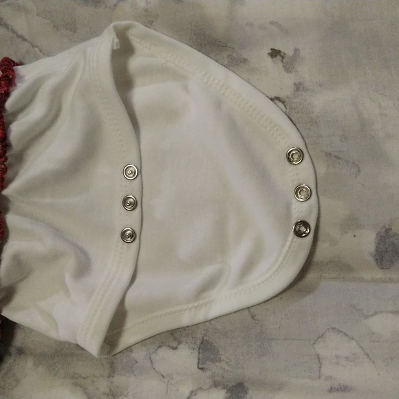 Size 0-3 Artan tots baby girls plaid tartan onesie like new - Picture 17 of 17